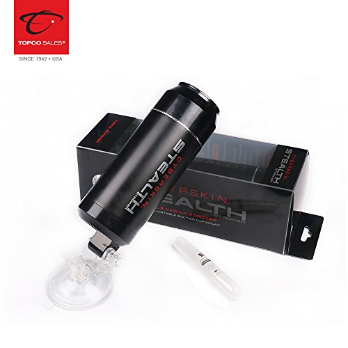 Male Masturbator Cup - Cyberskin Stealth Anal Stroker With Adjustable Suction Cup, Realistic Anal Orifice Sex Toys Removable For