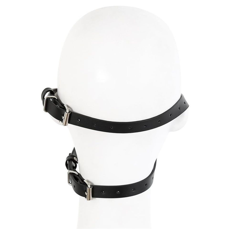 BDSM Mouth Gag Piss Urinal Funnel, SM Sex Games Extreme Funnel Hood Water Sports Toilet for Women Men Couples, Mouth Ball Gag Or