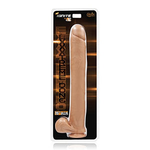 16 Inch Exxxtreme Dong W/Suction - Flesh