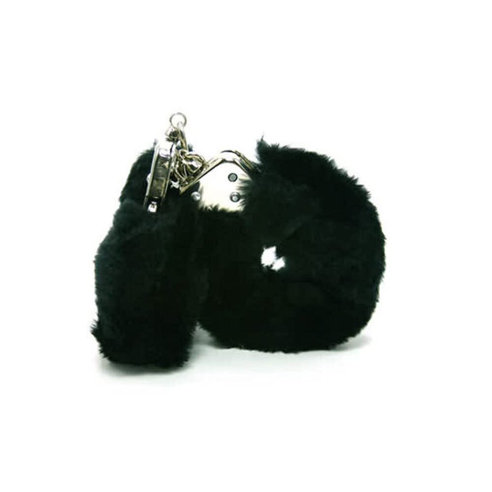 Golden Triangle 38609 Plush Love Cuffs Black