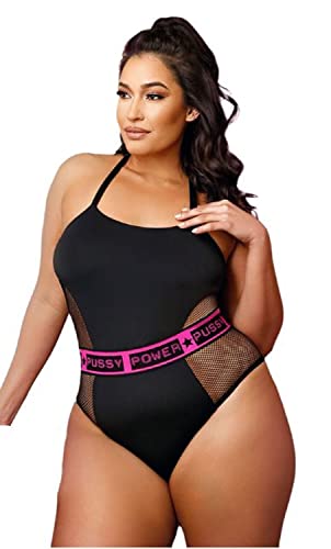 Vibes Pussy Power Playsuit S/M Black