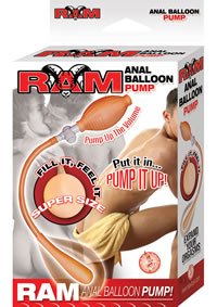 Ram Anal Balloon Pump - Flesh