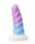 Realistic Monster Silicone Dildo - 6.8'' Shaped Liquid Dildo with Strong Suction Cup, Small Anal Plug Toy for Women, Anal Plug P