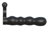 Pipedream Fantasy C-Ringz Posable Partner Double Penetrator Dildo, Black, 1 Pound