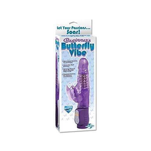 Pipedream Butterfly Beginner Vibrator, Purple
