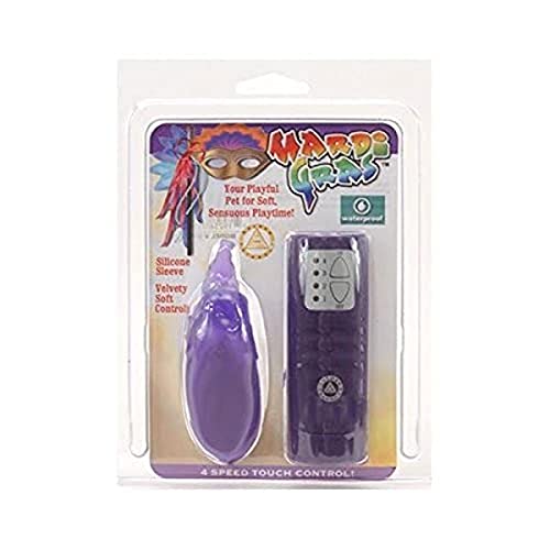 Golden Triangle Mardi Gras Waterproof Teaser, Purple, Elephant