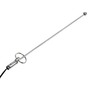 Stainless Steel Metal Urethral Plug with Penis Ring Male Exercise Masturbation Catheter Urethral Sound Sex Toy