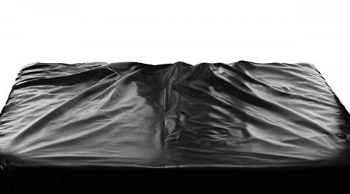 Master Series King Size Waterproof Fitted Play Sheet, Black (Ad930)