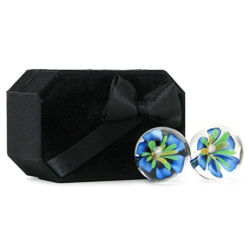Tlc Cyberglass Ben Wa Balls, Blue Blossom