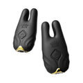Zalo Nave Vibrating Nipple Clamps | Obsidian Black