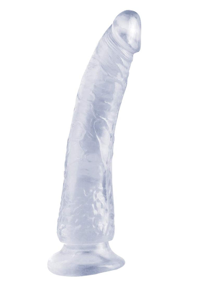 Basix 7In. Slim Dong W/Suction Cup Clear