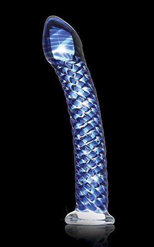 Icicles No. 29 G Spot Glass Dong 7 Inch Blue