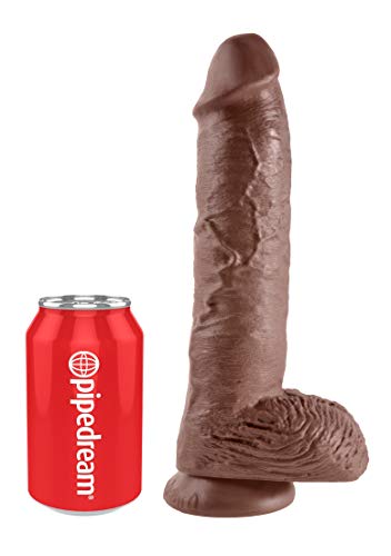 Pipedream King Cock With Balls Brown 10 Inch