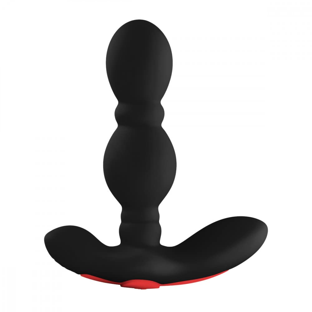 Forto Anal Premium Silicone Plug Vibrator Male Prostate Massager with 20 Vibration Modes Memory Function  Rechargeable  flexible