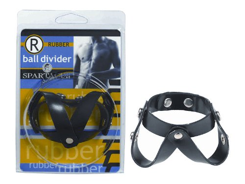 Spartacus Rubberline V Style Ball Divider, Black