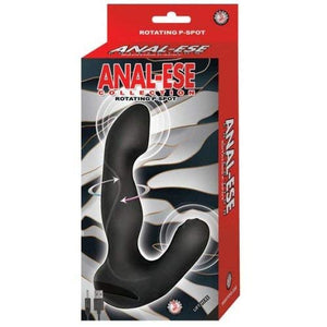 Anal Ease Rotating P-Spot Vibe - Black