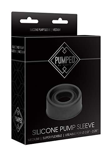 Pumped - Silicone Pump Sleeve Medium Blk