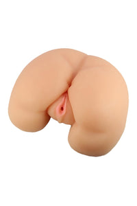Blush X5 Men - Vibrating Realistic Ass - Life Sized Real Feel Male Masturbator - Weighs 4 Pounds - Ribbed Anal Vagina Stroker - Removable Vibrator Intensifies Pleasure - Sex Toy For Men - Beige