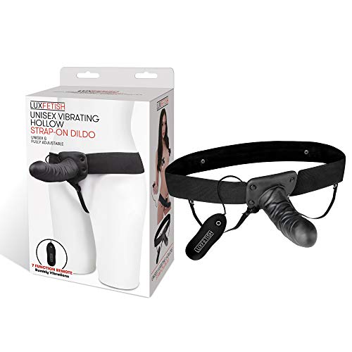 Lux Fetish Vibr Hollow Strap-On Dildo