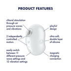 Satisfyer Cutie Ghost Vibrator Sex Toy | Adult Toys For Women | Clitoral Stimulation Vibrator | Vibrating Sexual Pleasure Device