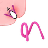 Adjustable Labia Clamps Spreader, Skin-Friendly Silicone G-Spot Stimulation Oral Sex Vagina Lips Hands-Free Spreader, BDSM Sprea