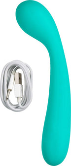 Cloud 9 Novelties G-Spot Slim 7 Inch Flexible Body Vibrator (Teal)