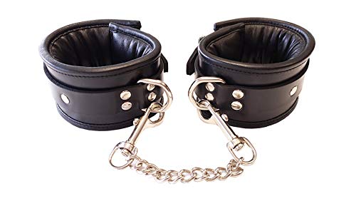 Rouge Padded Ankle Cuffs Black