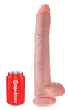 King Cock 14In Cock With Balls - Flesh