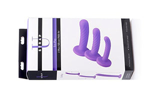 Strap U Tri-Play 3 Piece Silicone Dildo Set