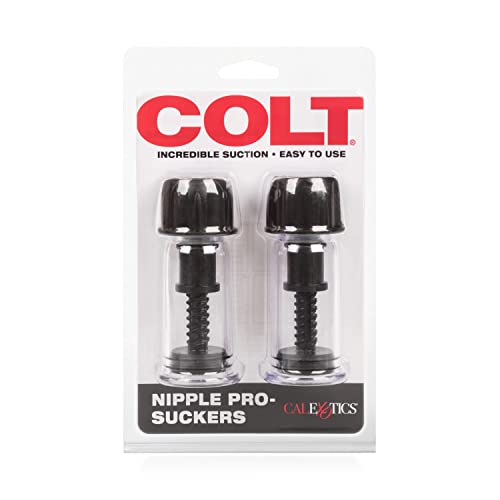 California Exotic Novelties Colt Nipple Pro-Suckers, Black/Clear