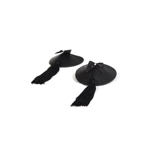 Bijoux Indiscrets Black Classic Burlesque Pasties  Nipple Covers for Women Reusable with Tassles Breast  Nipple Pasties Sexy 