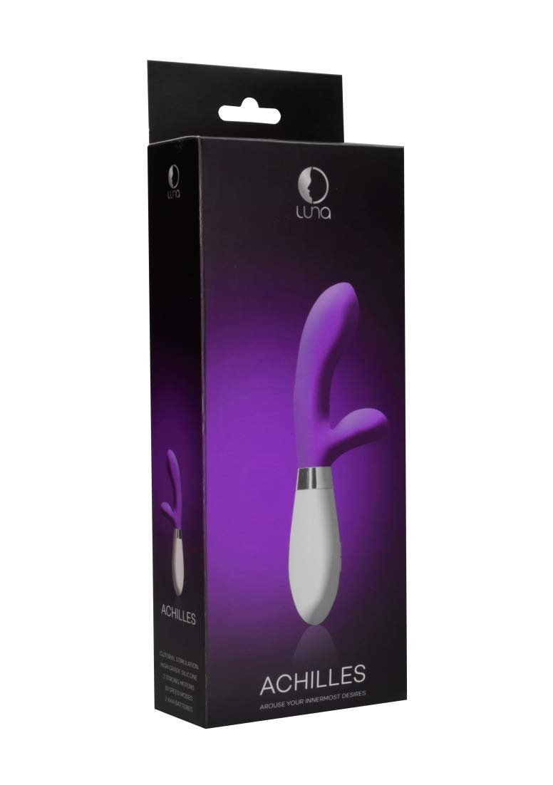 Shots Toys Luna Achilles Vibe, Purple, 1 Count