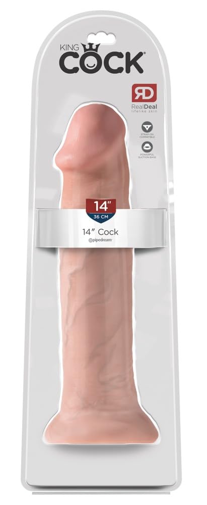 Pipedream Products King Cock, Flesh, 14 Inch