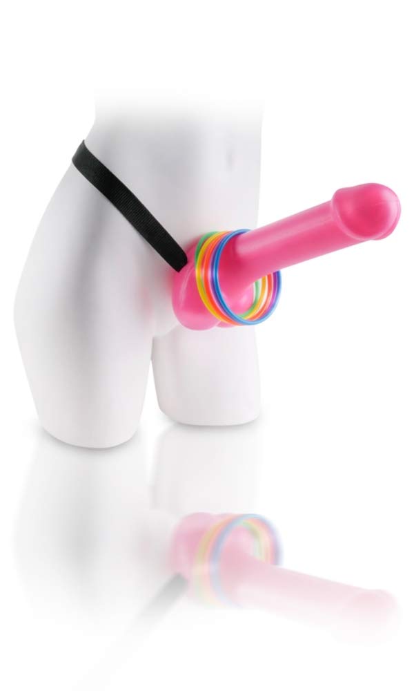 Pipedream Bachelorette Party Strap-On Pecker Ring Toss