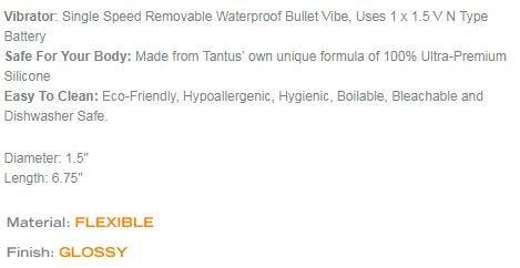 Tantus Sexadult Toys Tsunami Vibrator  100 Utrapremium Flexible Silicone Waterproof  Harness  Suction Cup Compatible Gspot
