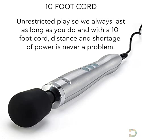 SB Doxy Die Cast Powerful Wand Silver