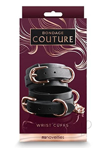 Bondage Couture - Wrist Cuffs - Black