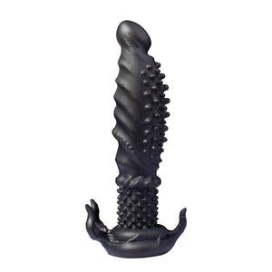 Devil 's Tentacle Dildo Liquid Silicone Anal Plug with Powerful Suction Cup G-Spot Stimulation Soft Monster Dildo Anal Plug Sex