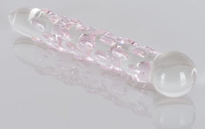 Icicles No. 7- Glass Wand (Clear/Purple)