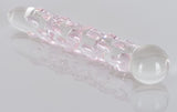 Icicles No. 7- Glass Wand (Clear/Purple)