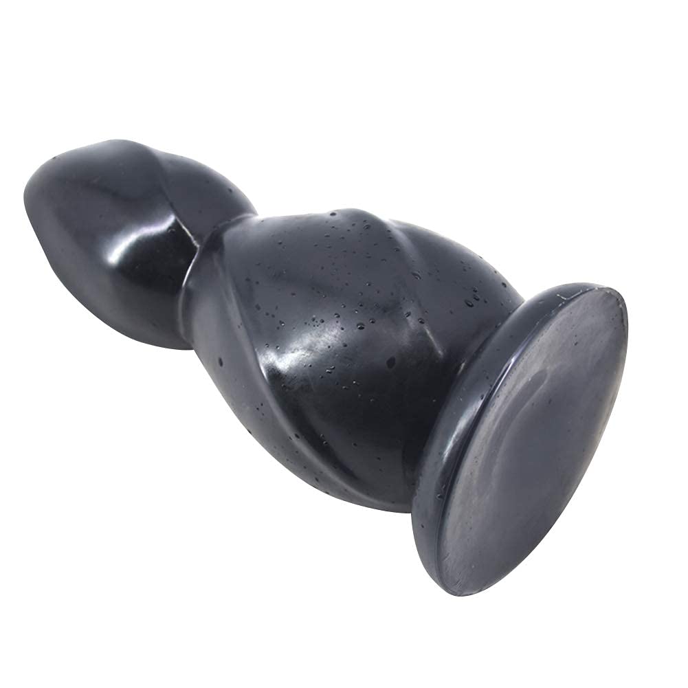 Huge Anal Beads Extra Large Butt Plug Big Dildo Adult Sex Toys for Men and Women (Black)