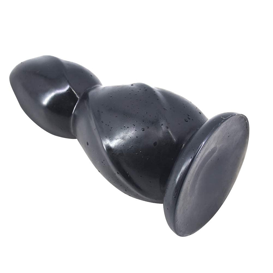 Huge Anal Beads Extra Large Butt Plug Big Dildo Adult Sex Toys for Men and Women (Black)