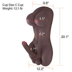 Y-Not Shemale Masturbator Sex Toys Body Ladyboy Sex Love Doll Torso Black