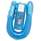 Golden Triangle U Send Me Dual Vibrator, Blue