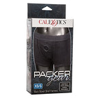 Calexotics Novelties Packer Gear Black Boxer Brief Harness X-Small/Small, Black