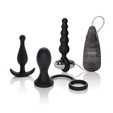 Calexotics His Prostate Training Kit - Vibrator Egg Bullet With Anal Pleasure Probes - Adult Fetish Beads Sex Toy For Couples - Male Enhancement Ring - Black