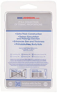 Doc Johnson Titanmen - Cock Ring - Stretch-To-Fit - Makes Your Penis Firmer, Harder, And More Engorged - Made Of Body-Safe Tpr -