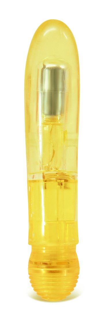 Multi Speed Soft Curved Vibrator - G Spot Stimulator - Waterproof - Sex Toy For Women - Sex Toy For Adults (Yellow)