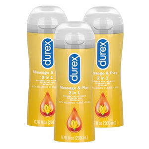 Durex Massage & Play 2 In 1 Sensual Ylang Ylang - 6.76 Fl. Oz. / 200 Ml