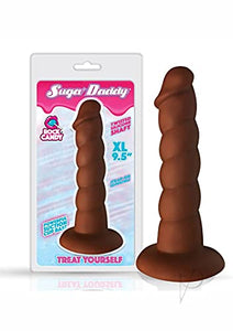 Suga-Daddy 9.5 Inch Dong - Brown